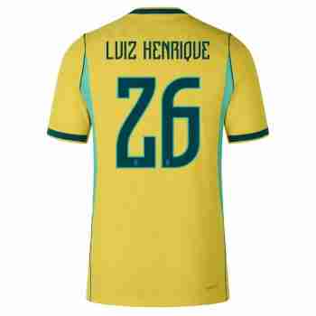 LUIZ HENRIQUE NO.26 Camiseta Primera Brasil 2026 – Versión Jugador