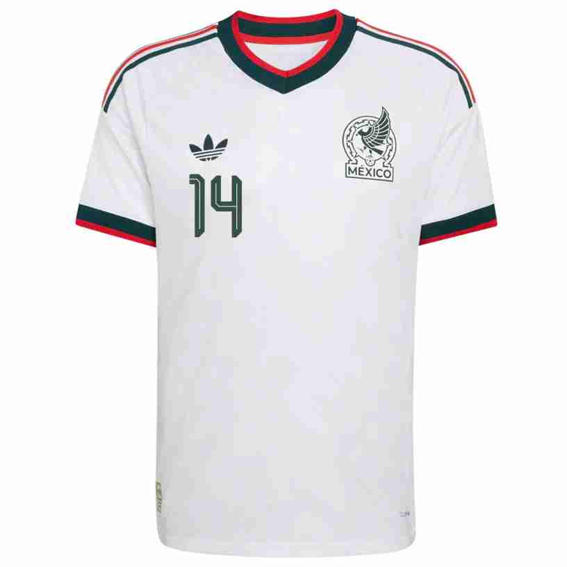 M. RUIZ NO.14 Camiseta Segunda México 2026 – Versión Jugador_1 M. RUIZ NO.14 Camiseta Segunda México 2026 – Versión Jugador_1