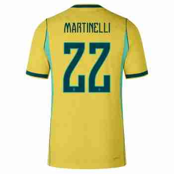 MARTINELLI NO.22 Camiseta Primera Brasil 2026 – Versión Jugador