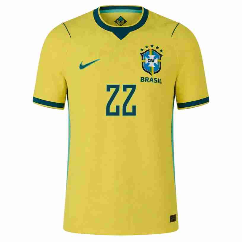 MARTINELLI NO.22 Camiseta Primera Brasil 2026 – Versión Jugador_1 MARTINELLI NO.22 Camiseta Primera Brasil 2026 – Versión Jugador_1