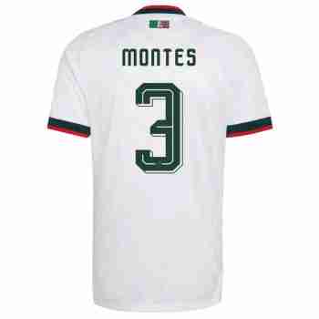 MONTES NO.3 Camiseta Segunda México 2026 – Versión Jugador