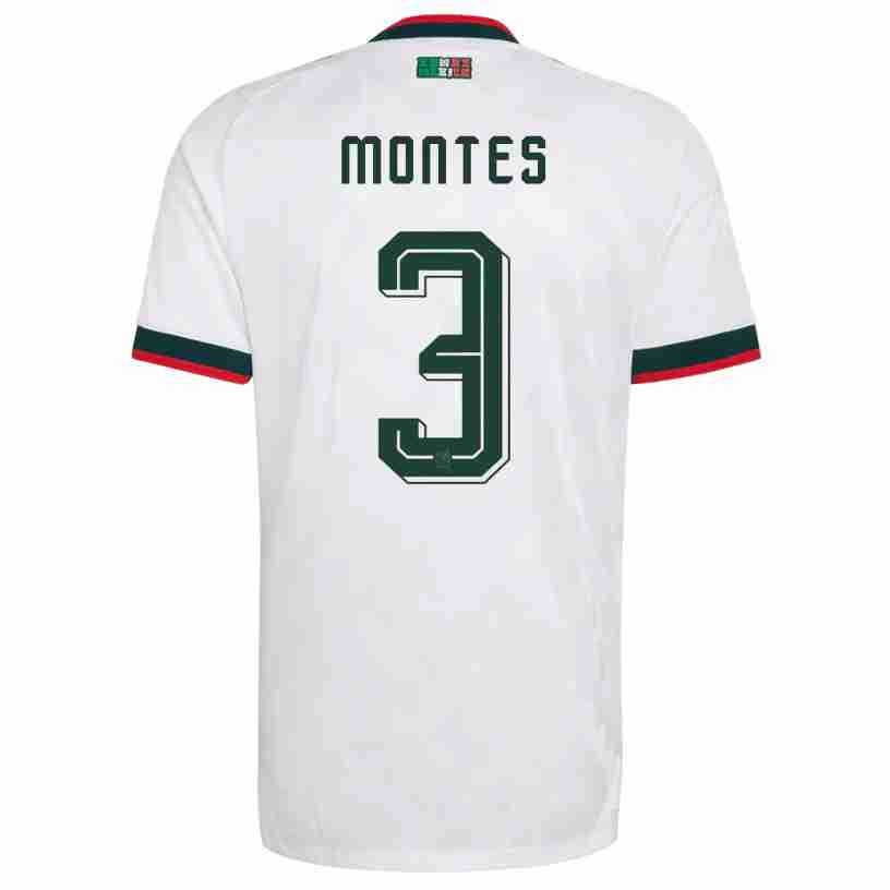 MONTES NO.3 Camiseta Segunda México 2026 – Versión Jugador MONTES NO.3 Camiseta Segunda México 2026 – Versión Jugador