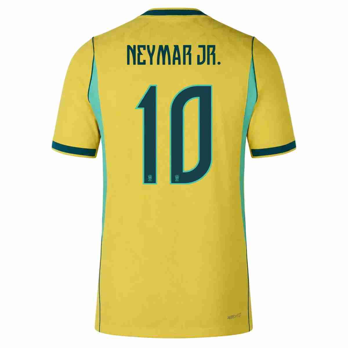 NEYMAR JR. NO.10 Camiseta Primera Brasil 2026 – Versión Jugador NEYMAR JR. NO.10 Camiseta Primera Brasil 2026 – Versión Jugador