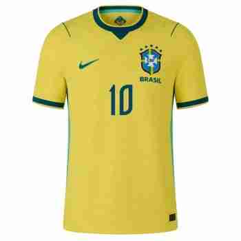 NEYMAR JR. NO.10 Camiseta Primera Brasil 2026 – Versión Jugador_1