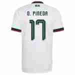 O. PINEDA NO.17 Camiseta Segunda México 2026 – Versión Jugador