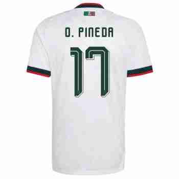 O. PINEDA NO.17 Camiseta Segunda México 2026 – Versión Jugador