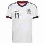 O. PINEDA NO.17 Camiseta Segunda México 2026 – Versión Jugador