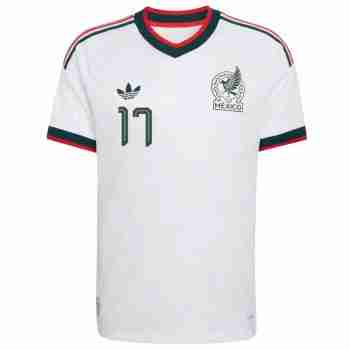 O. PINEDA NO.17 Camiseta Segunda México 2026 – Versión Jugador_1