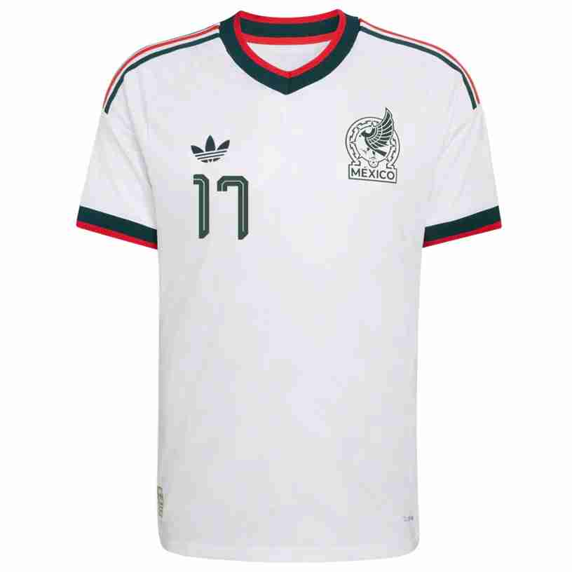 O. PINEDA NO.17 Camiseta Segunda México 2026 – Versión Jugador_1 O. PINEDA NO.17 Camiseta Segunda México 2026 – Versión Jugador_1