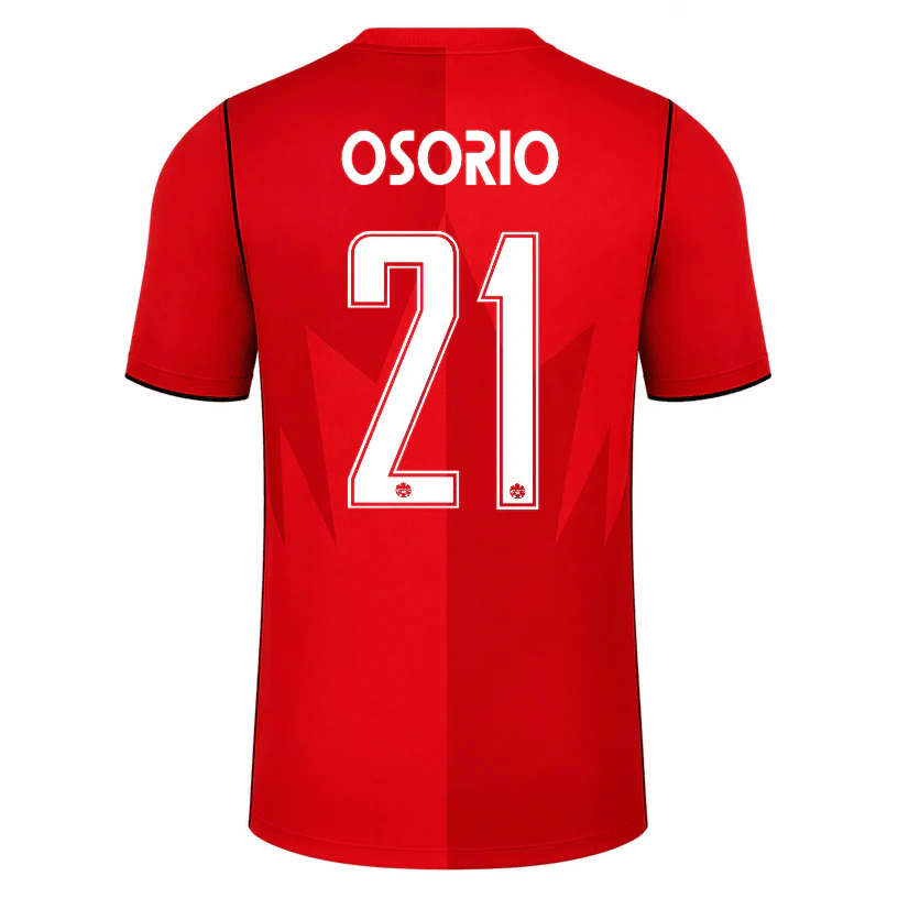 OSORIO NO.21 Camiseta Primera Canadá 2026 – Versión Jugador OSORIO NO.21 Camiseta Primera Canadá 2026 – Versión Jugador
