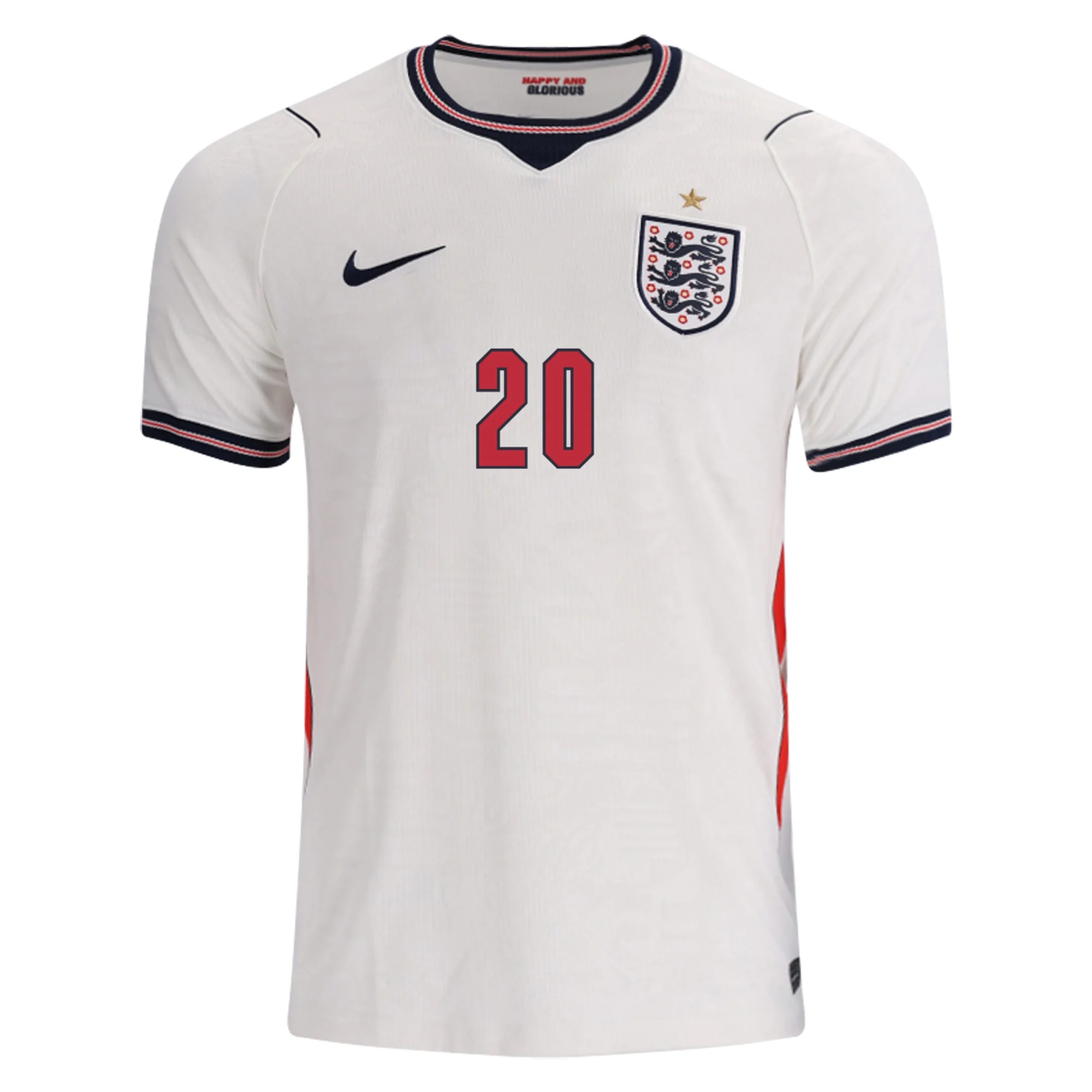 PALMER NO.20 Camiseta Primera Inglaterra 2026 – Versión Jugador_1 PALMER NO.20 Camiseta Primera Inglaterra 2026 – Versión Jugador_1