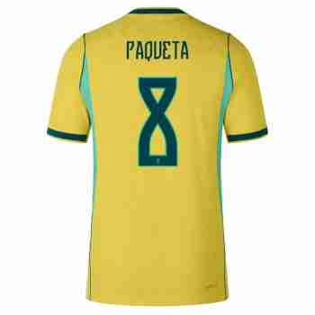 PAQUETA NO.8 Camiseta Primera Brasil 2026 – Versión Jugador