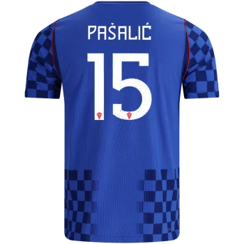 PAŠALIĆ NO.15 Camiseta Segunda Croatia 2026 – Versión Jugador