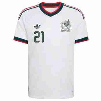 QUINONES NO.21 Camiseta Segunda México 2026 – Versión Jugador_1