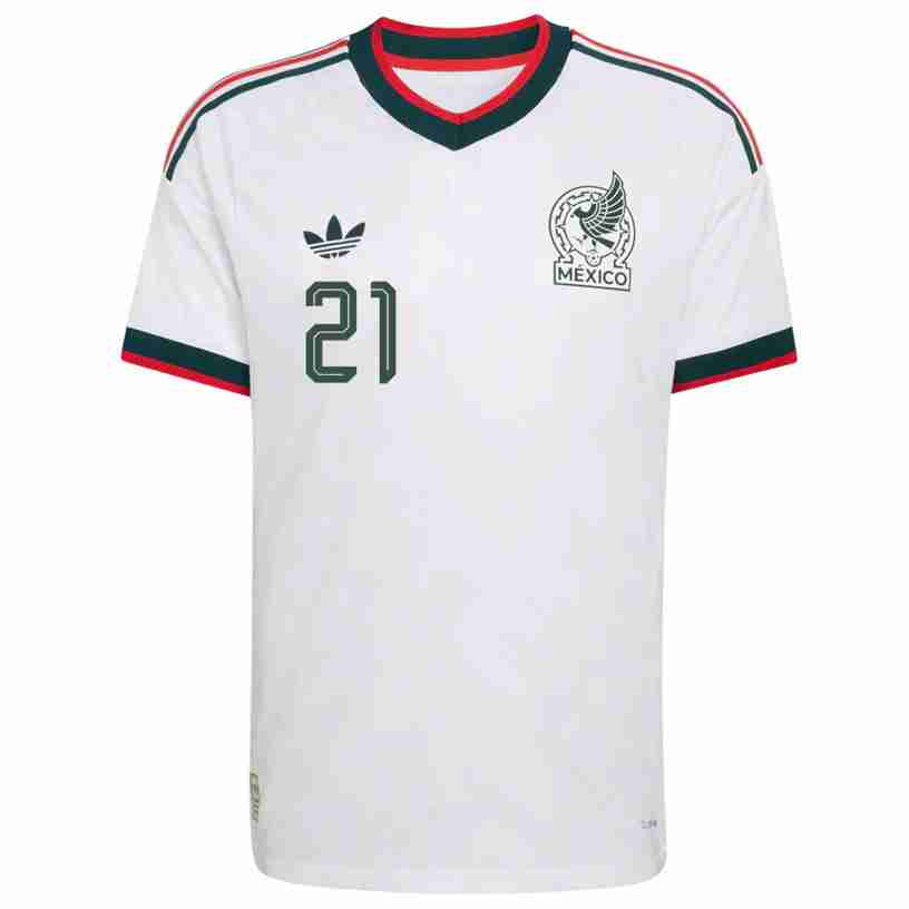 QUINONES NO.21 Camiseta Segunda México 2026 – Versión Jugador_1 QUINONES NO.21 Camiseta Segunda México 2026 – Versión Jugador_1