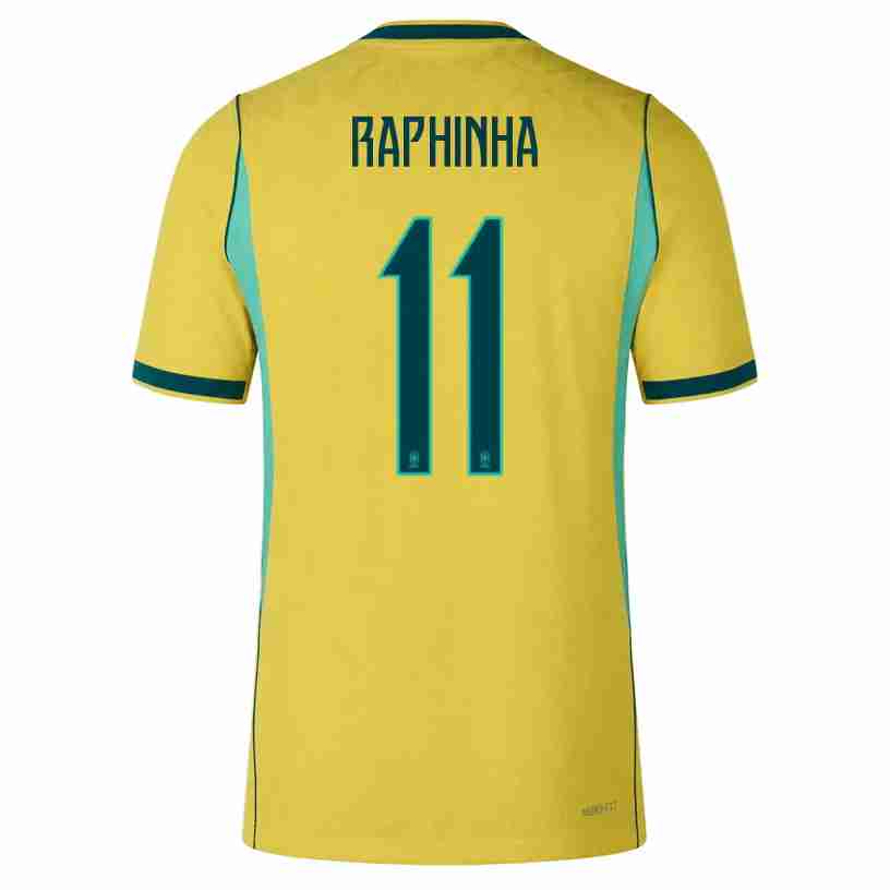 RAPHINHA NO.11 Camiseta Primera Brasil 2026 – Versión Jugador RAPHINHA NO.11 Camiseta Primera Brasil 2026 – Versión Jugador