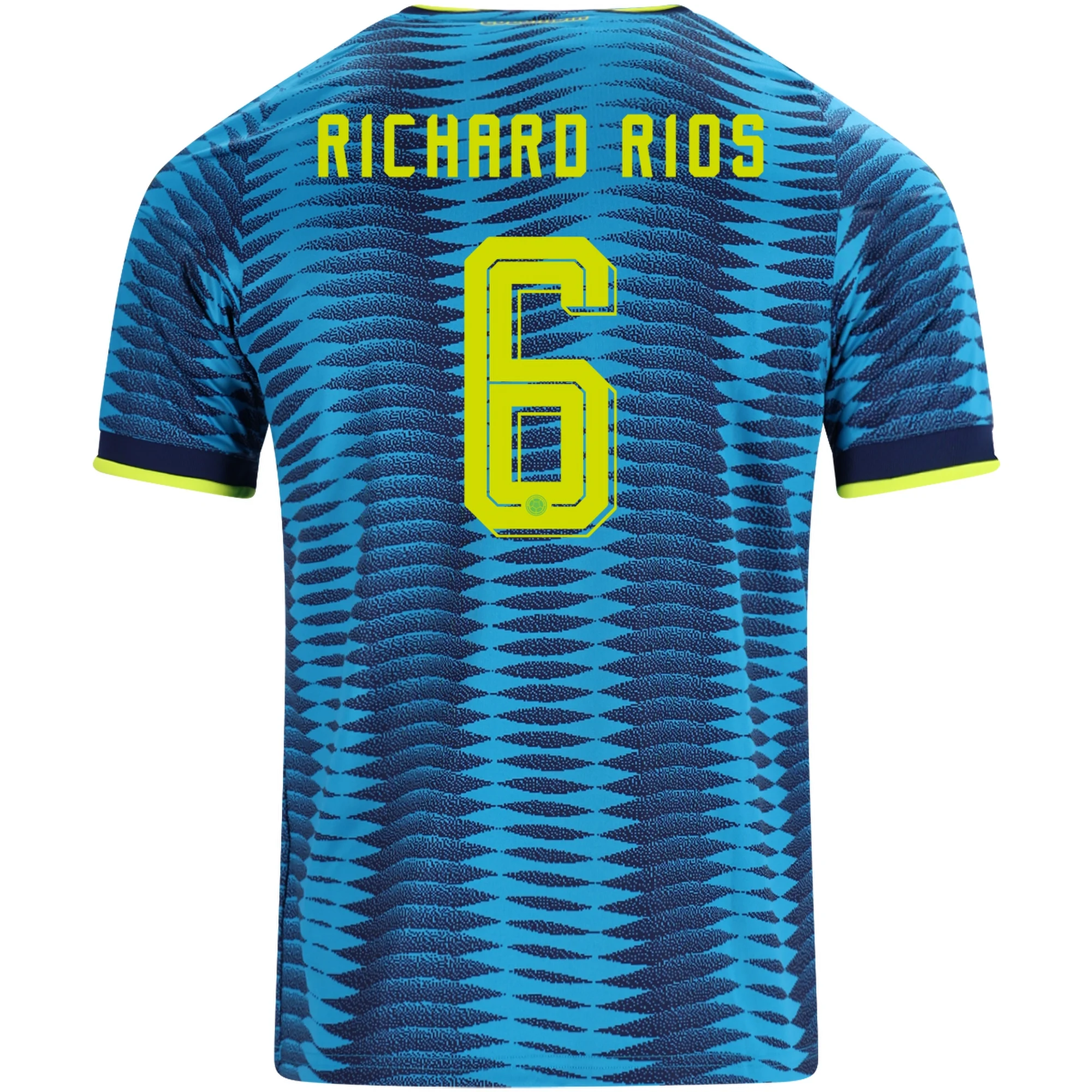RICHARD RIOS NO.6 Camiseta Segunda Colombia 2026 – Versión Jugador RICHARD RIOS NO.6 Camiseta Segunda Colombia 2026 – Versión Jugador