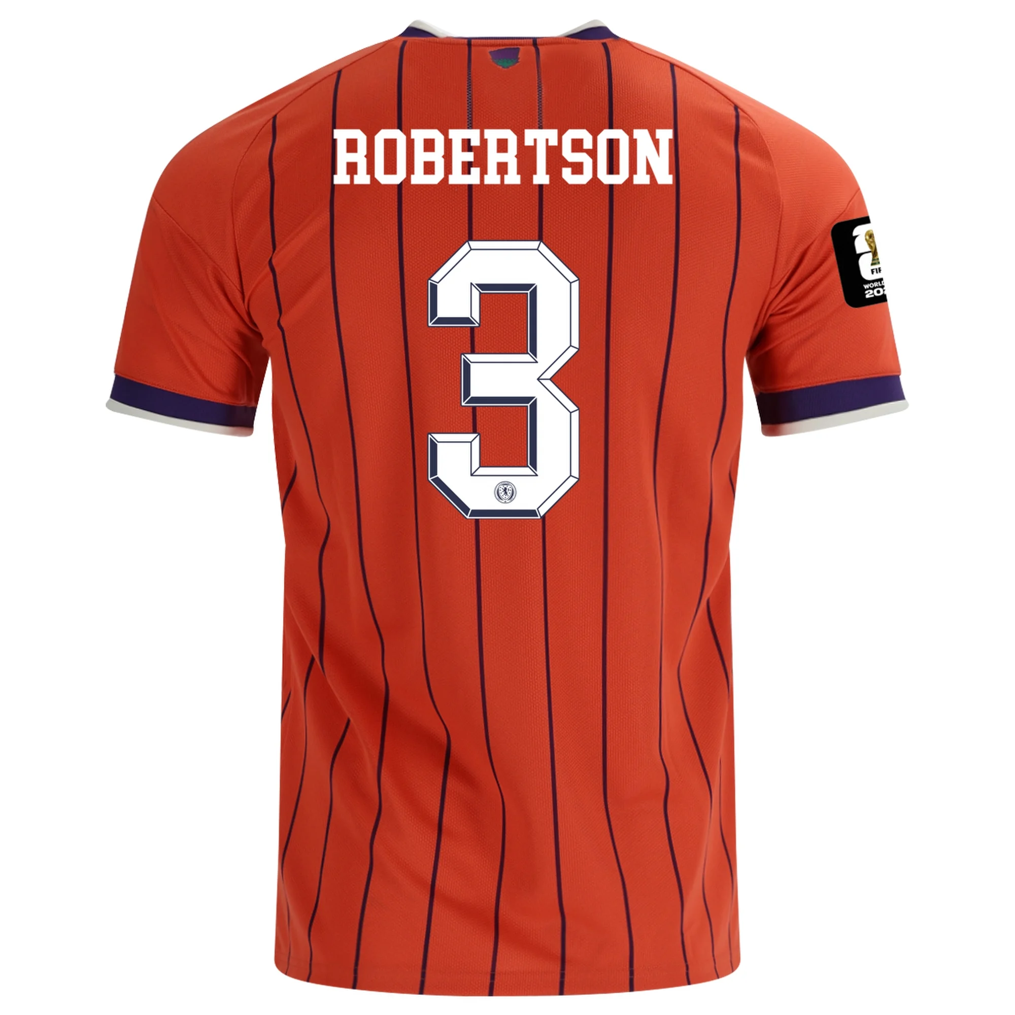 ROBERTSON NO.3 Camiseta Segunda Escocia 2026 – Versión Jugador ROBERTSON NO.3 Camiseta Segunda Escocia 2026 – Versión Jugador