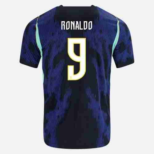 RONALDO NO.9 Camiseta Segunda Brasil 2026 – Versión Jugador RONALDO NO.9 Camiseta Segunda Brasil 2026 – Versión Jugador