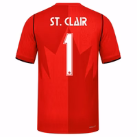 ST. CLAIR NO.1 Camiseta Primera Canadá 2026 – Versión Jugador ST. CLAIR NO.1 Camiseta Primera Canadá 2026 – Versión Jugador