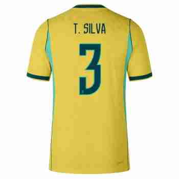 T. SILVA NO.3 Camiseta Primera Brasil 2026 – Versión Jugador