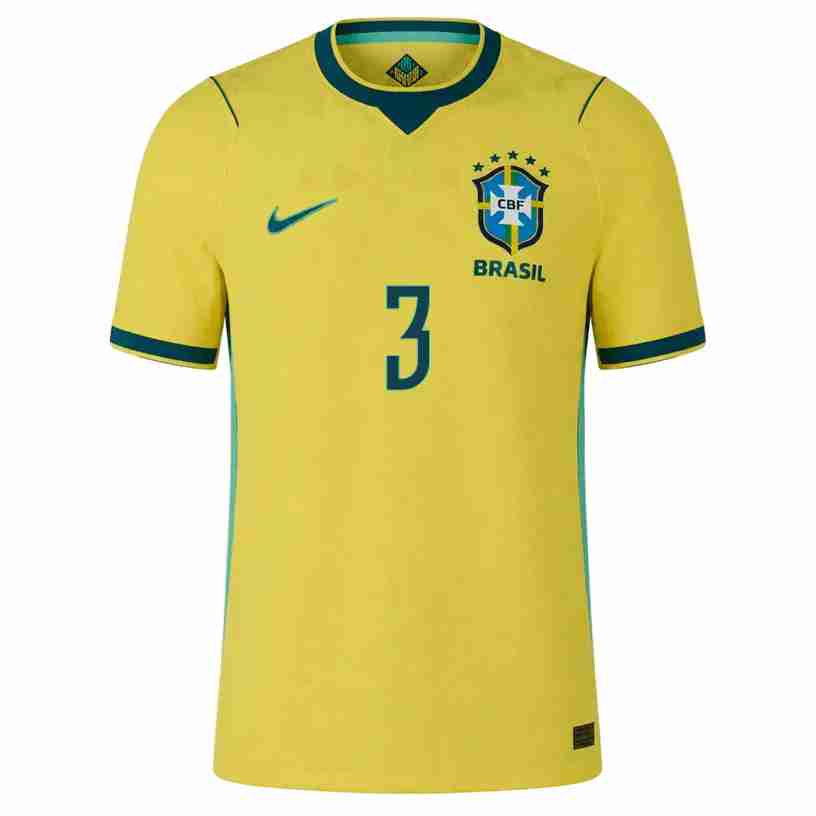 T. SILVA NO.3 Camiseta Primera Brasil 2026 – Versión Jugador_1 T. SILVA NO.3 Camiseta Primera Brasil 2026 – Versión Jugador_1