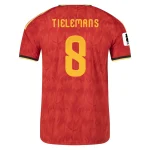 TIELEMANS NO.8 Camiseta Primera Belgica 2026 – Versión Jugador