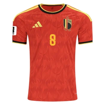 TIELEMANS NO.8 Camiseta Primera Belgica 2026 – Versión Jugador_1