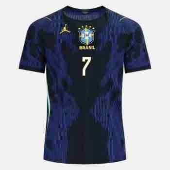 Vini JR. NO.7 Camiseta Segunda Brasil 2026 – Versión Jugador_1