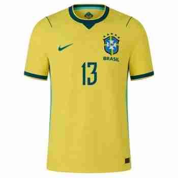 WESLEY NO.13 Camiseta Primera Brasil 2026 – Versión Jugador_1